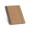 MARLOWE. Spiral pocket notebook with recycled paper in black