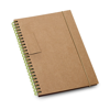 GARDEN. B6 Notepad in lime-green