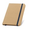 FLAUBERT. Pocket sized notepad with plain in Navy Blue