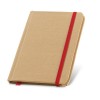 FLAUBERT. Pocket sized notepad with plain in red