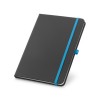 CORBIN. A5 notebook in PU with lined sheets in Light Blue