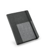 PESSOA. Folder with A5 notepad in grey