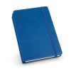 MORIAH. A5 notebook in PU with lined sheets in blue
