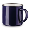 VERNON. Ceramic mug 360 mL in dark-blue