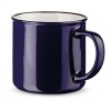 VERNON. Ceramic mug 340 mL in Navy Blue