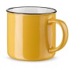 VERNON. Ceramic mug 360 mL in yellow