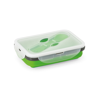SAFFRON. Lunch Box. Retractable airtight container 640 mL in lime-green