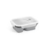 DILL. Lunch Box. Retractable airtight container 480 and 760 mL in grey