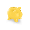 PIGGY. Coin bank in yellow