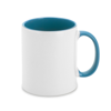 MOCHA. Ceramic mug ideal for sublimation in cyan