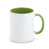 MOCHA. Ceramic mug ideal for sublimation in Light Green