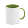 MOCHA. Ceramic mug ideal for sublimation in lime-green
