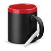 CHALKIE. Ceramic mug 360 mL in red