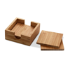 GAUTHIER. Bamboo coaster in beige