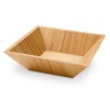 PEPPER. Square bamboo salad bowl in Natural