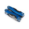 DUNITO. Folding mini multi-function pliers made of stainless steel and aluminum in Royal Blue