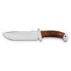 NORRIS. Knife in stainless steel and wood in Dark Natural