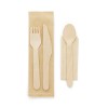 SUYA. Wooden cutlery set in Natural