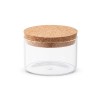 SPICE 380. Borosilicate glass bottle with cork lid 380 mL in Natural