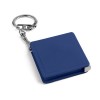 ASHLEY. Keyring with measuring tape in blue