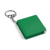 ASHLEY. Keyring with measuring tape in green