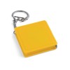 ASHLEY. Keyring with measuring tape in yellow