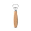 HOLZ. Bottle opener in metal and wood in Light Natural