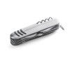 KAPRUN. Multi-function pocket knife made of stainless steel and metal in Satin Silver