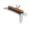 BELPIANO. Multifunction pocket knife in stainless steel and wood in Natural