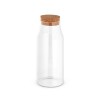 JASMIN 800. Borosilicate glass bottle with cork lid 800 mL in Natural