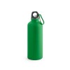 COLLINA. Aluminium bottle with carabiner 540 mL in Green