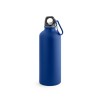 COLLINA. Aluminium bottle with carabiner 540 mL in Navy Blue