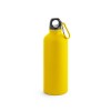 COLLINA. Aluminium bottle with carabiner 540 mL in Yellow