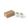 OWENS. Set of ceramic cups 280 mL in Pastel White