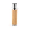 CEYLON. Bamboo and stainless steel thermos 450 mL in Natural