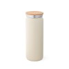 LAVINE 600. 600 mL stainless steel thermos bottle in Beige