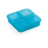 ROBERTS. Pill box with 4 dividers in Light Blue