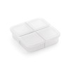 ROBERTS. Pill box with 4 dividers in white