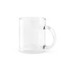 CARMO. Glass mug suitable for sublimation 350 mL in Transparent