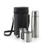 DURANT. Stainless steel thermos and mugs set in Silver