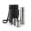DURANT. Stainless steel thermos and mugs set in steel
