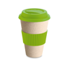 CINNAMON. Travel cup in lime-green