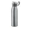 KORVER. Aluminium 650 mL sports bottle in Satin Silver