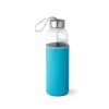 RAISE. Glass and stainless steel Sport bottle 520 mL in Light Blue