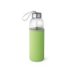 RAISE. Glass and stainless steel Sport bottle 520 mL in Light Green