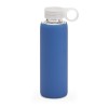 DHABI. Borosilicate glass sports bottle 380 mL in blue