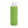 DHABI. Borosilicate glass sports bottle 380 mL in Light Green