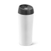 MONARDA. Stainless steel and PP travel cup 470 mL in white