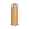 NATUREL. Bamboo and stainless steel thermos 430 mL in beige