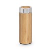 NATUREL. Bamboo and stainless steel (90% recycled) thermal bottle 430 mL in Natural